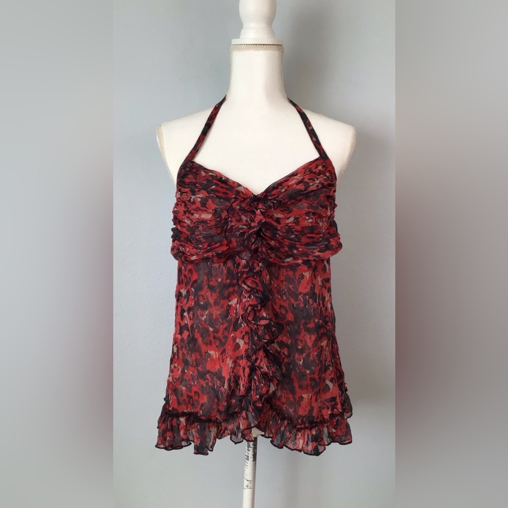 Robbi & Nikki Silk Sleeveless Blouse Top